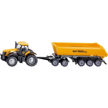 Traktor z wózkiem i wywrotką model metalowy SIKU S1858